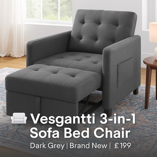 Vesgantti sofa bed - 3-in-1,