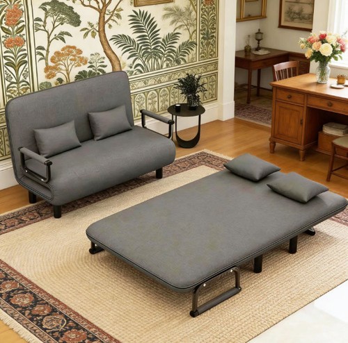 Double fabric sofa bed sleeper - double,