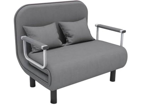 Folding fabric sofa bed - folding,