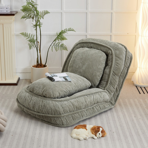 Green foldable sofa chair - green, |