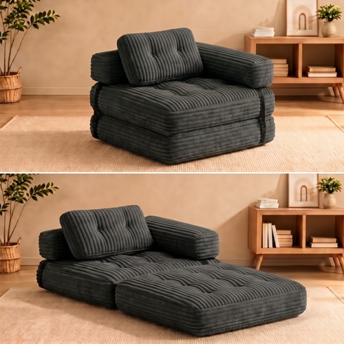 Folding convertible sofa bed - convertible,