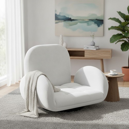 Folding sofa chair white - chair,