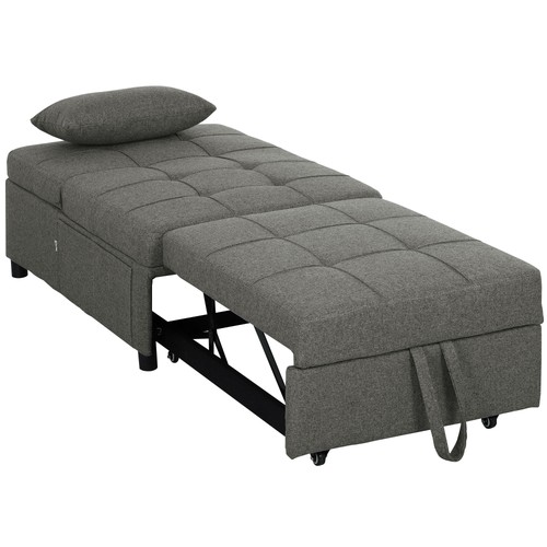 Homcom pull out sleeper - 4-in-1,