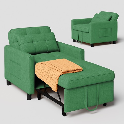 Single chair bed - single, pull