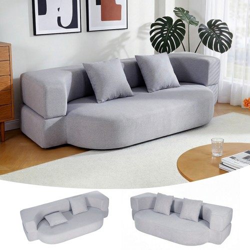 Modern fabric recliner sofa - fabric,