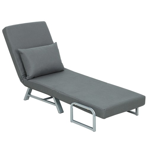Homcom single sofa bed in - sofa, bed,