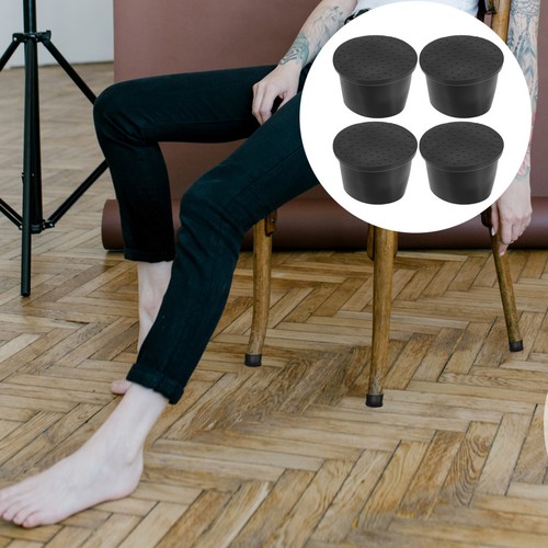 4pcs durable black rubber - durable,