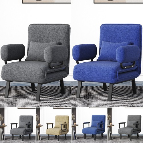 Folding futon chair bed - folding,