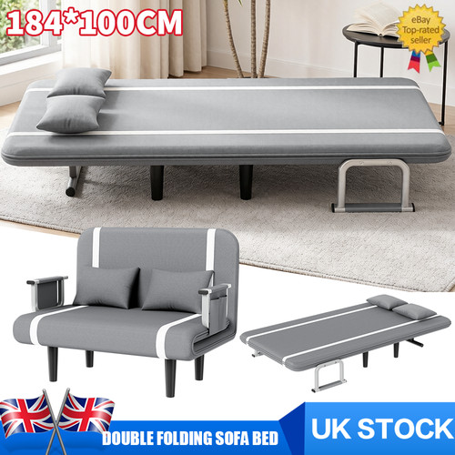 Double fabric sofa bed sleeper - double,
